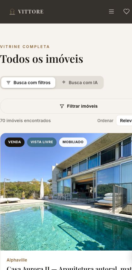 Tudo funciona no celular